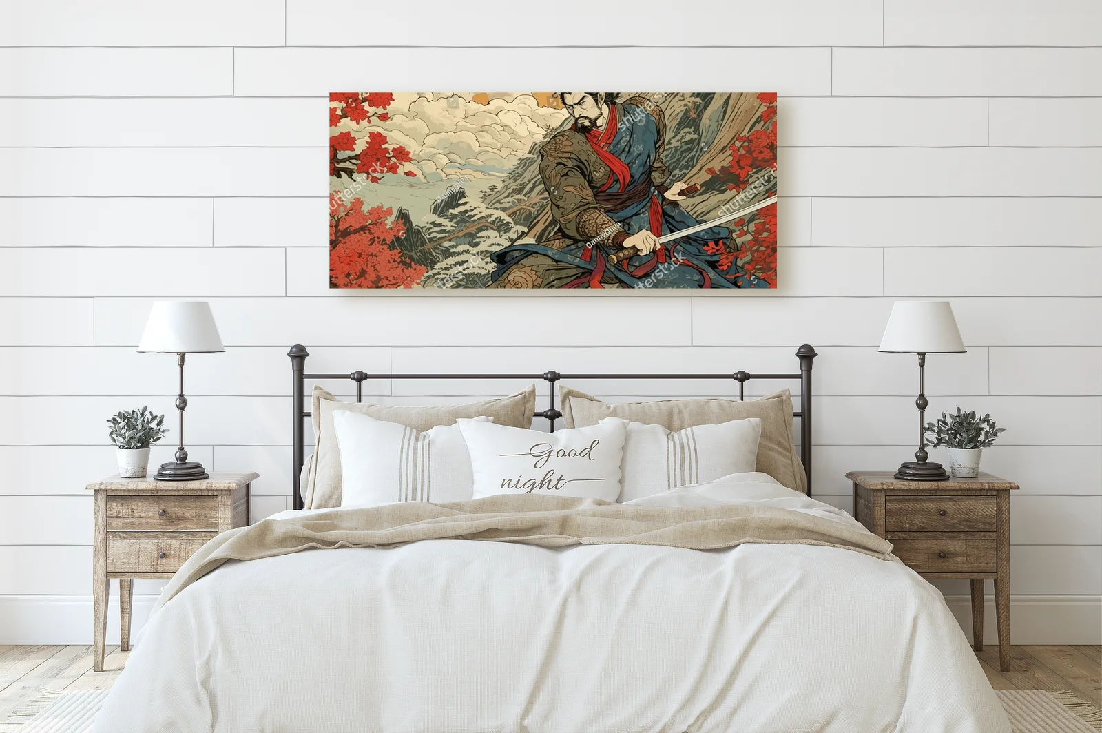 Mistrzowska katana w urokliwych odcieniach Ukiyo-e