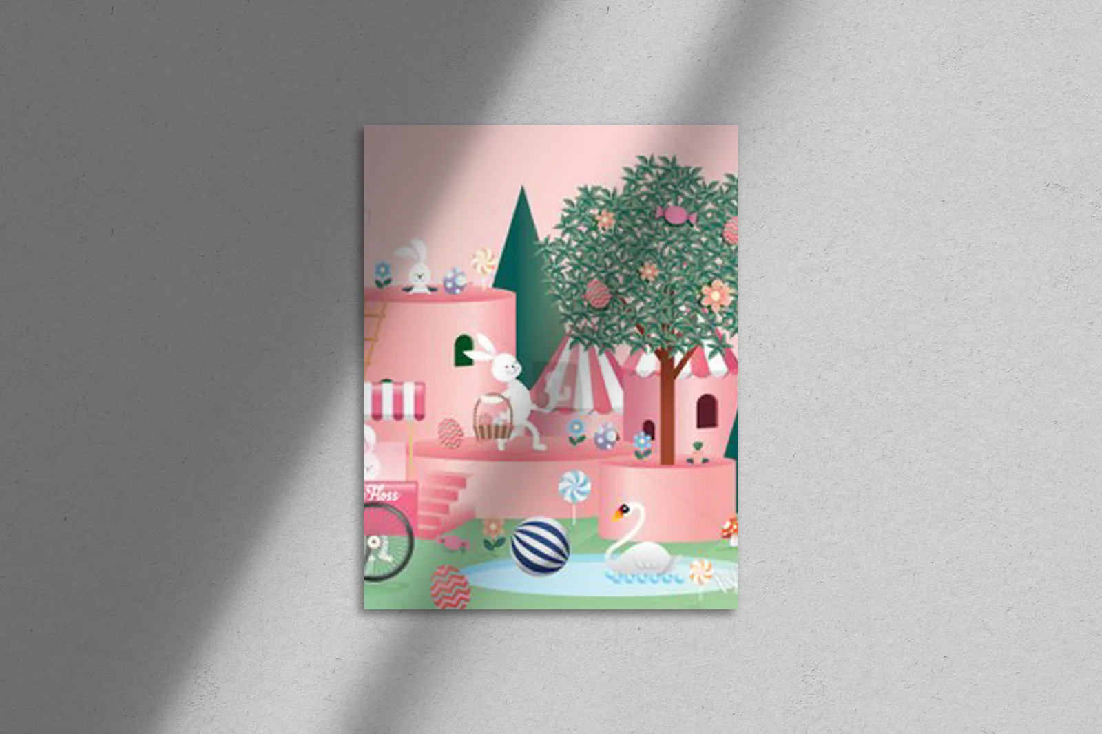 Bajkowe ilustracje wielkanocnej radości