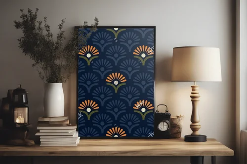 Elegancka kompozycja w niebieskich odcieniach