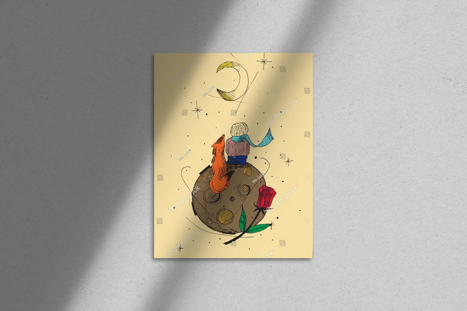 Urokliwy little prince w pastelowej harmonii