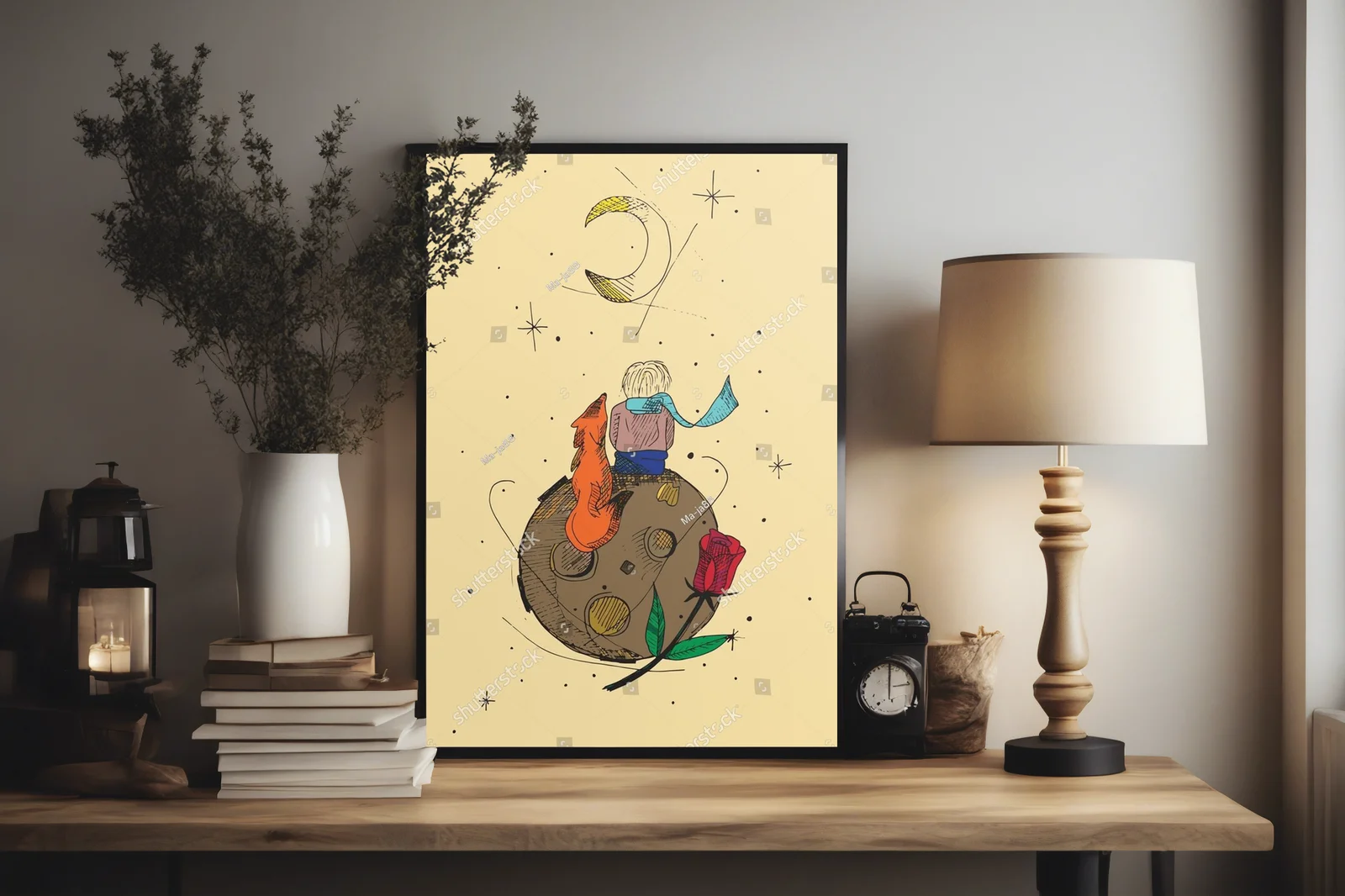 Urokliwy little prince w pastelowej harmonii