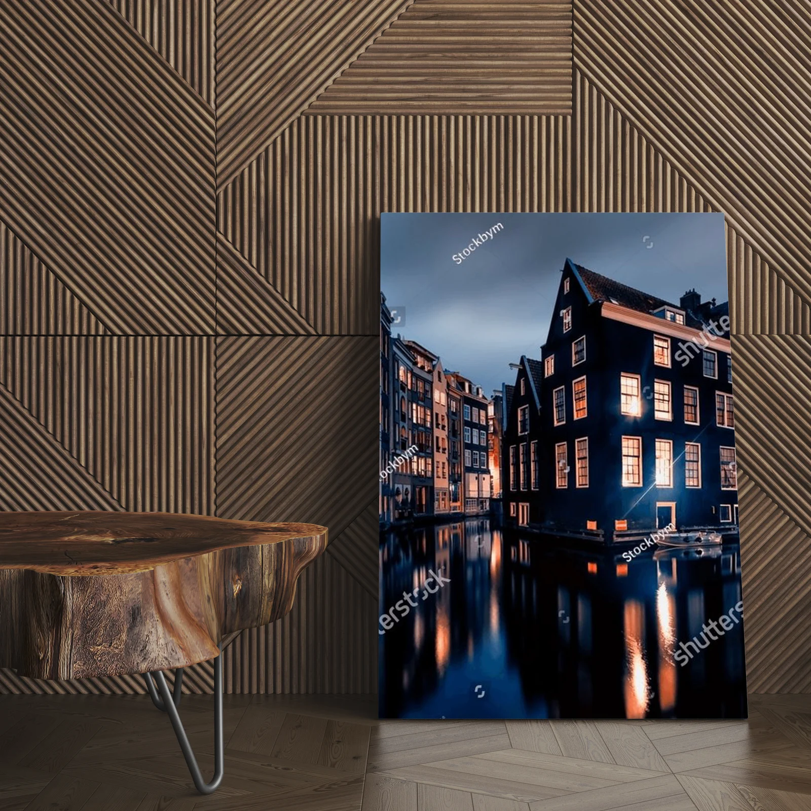 Wieczorna magia Amsterdamu nad kanałami