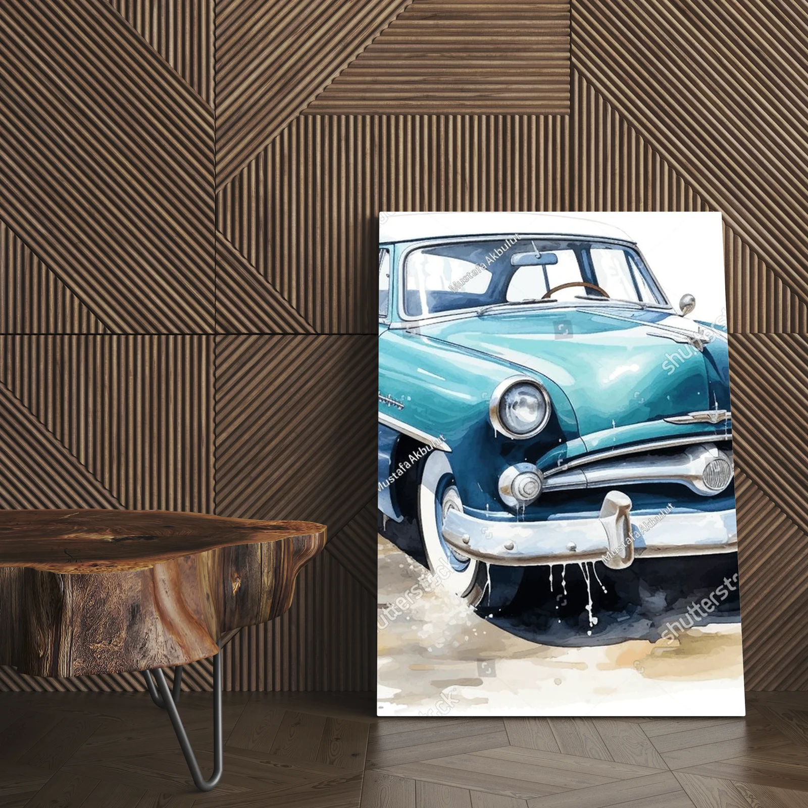 Wintage'owa klasyka motoryzacji w eleganckim stylu