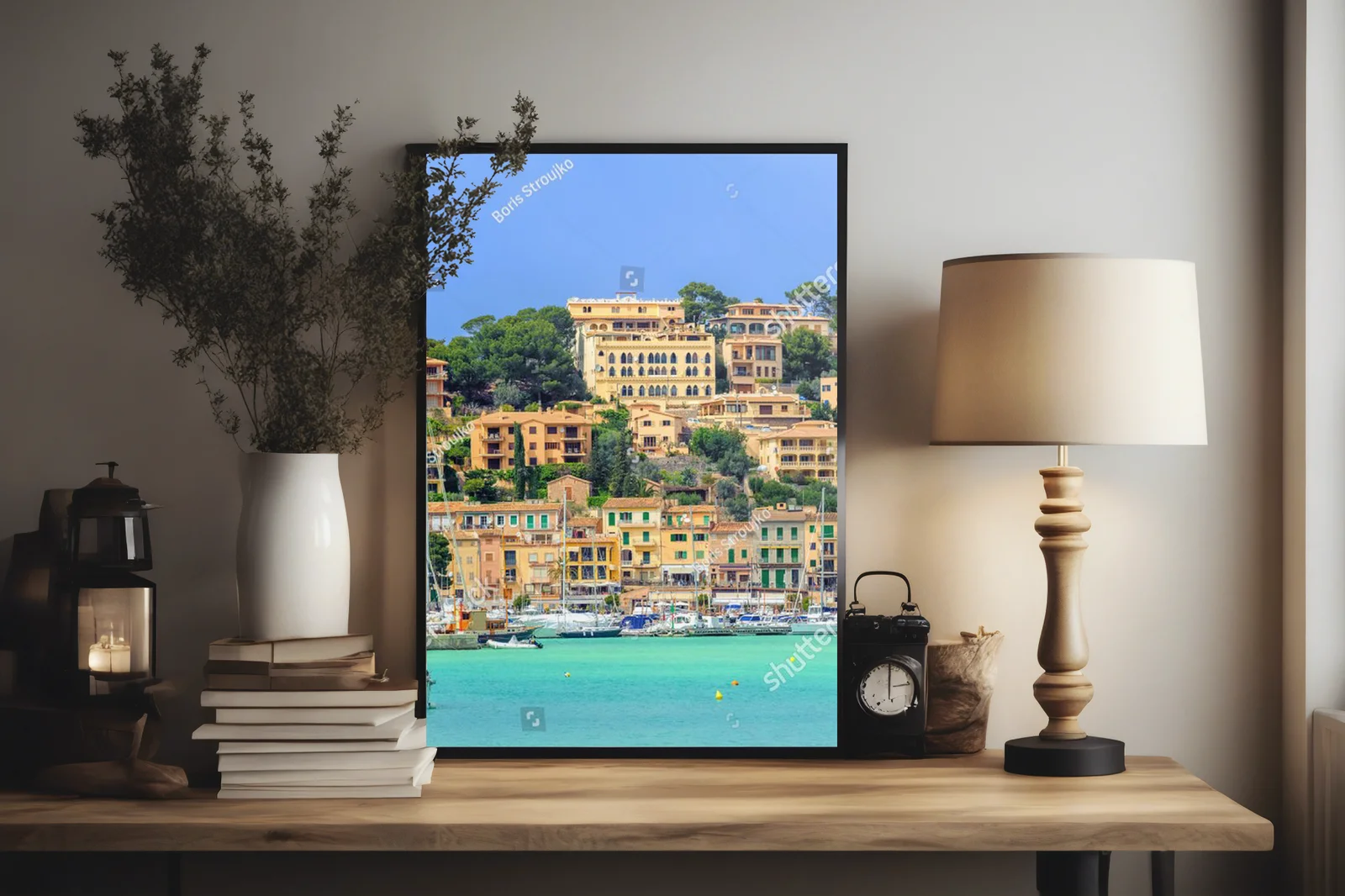 Zachwycająca panorama Port de Soller w balearskich błękitach