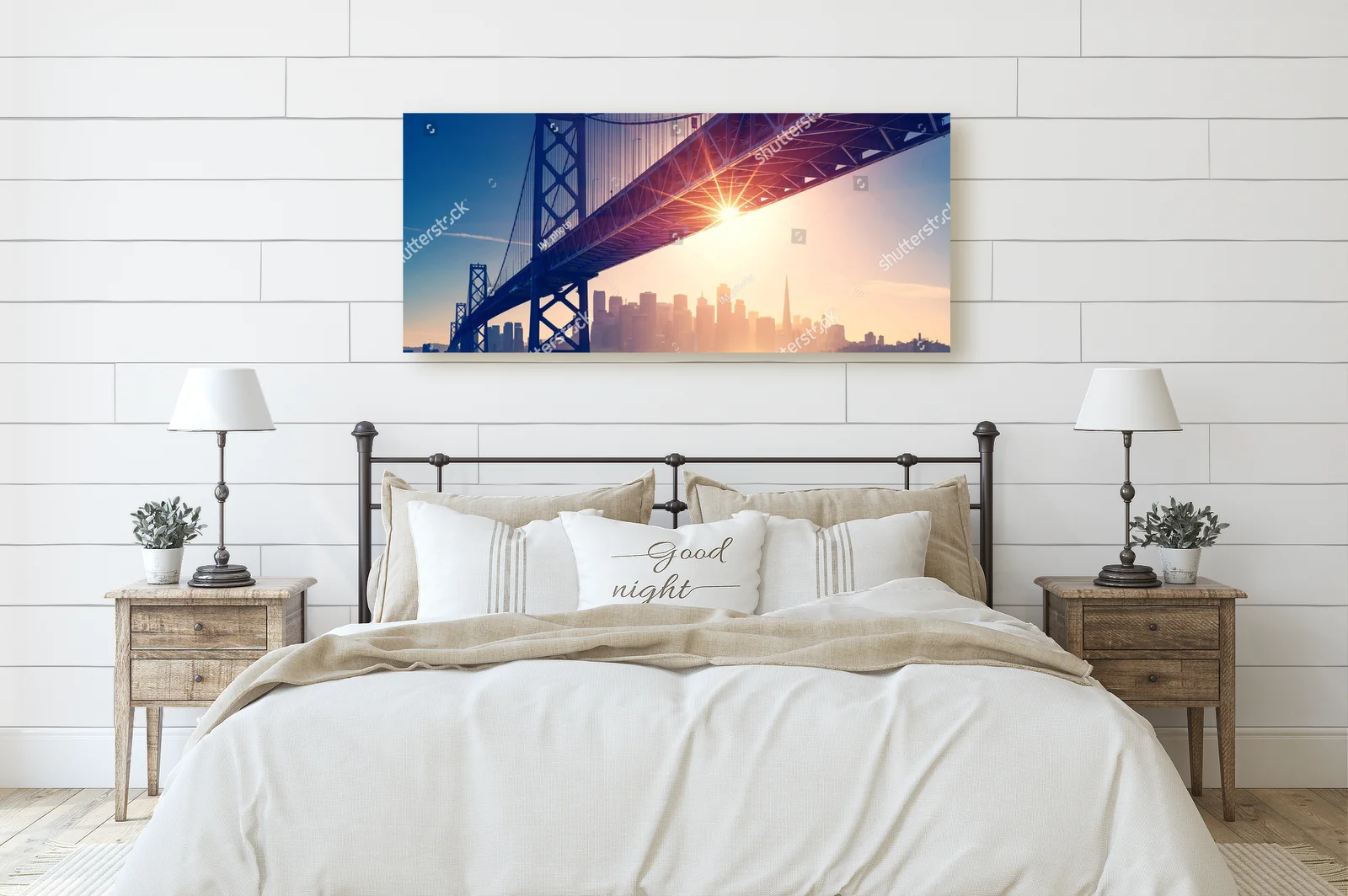 Zachwycający widok San Francisco w wieczornych barwach