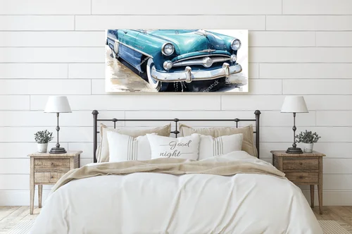 Wintage'owa klasyka motoryzacji w eleganckim stylu
