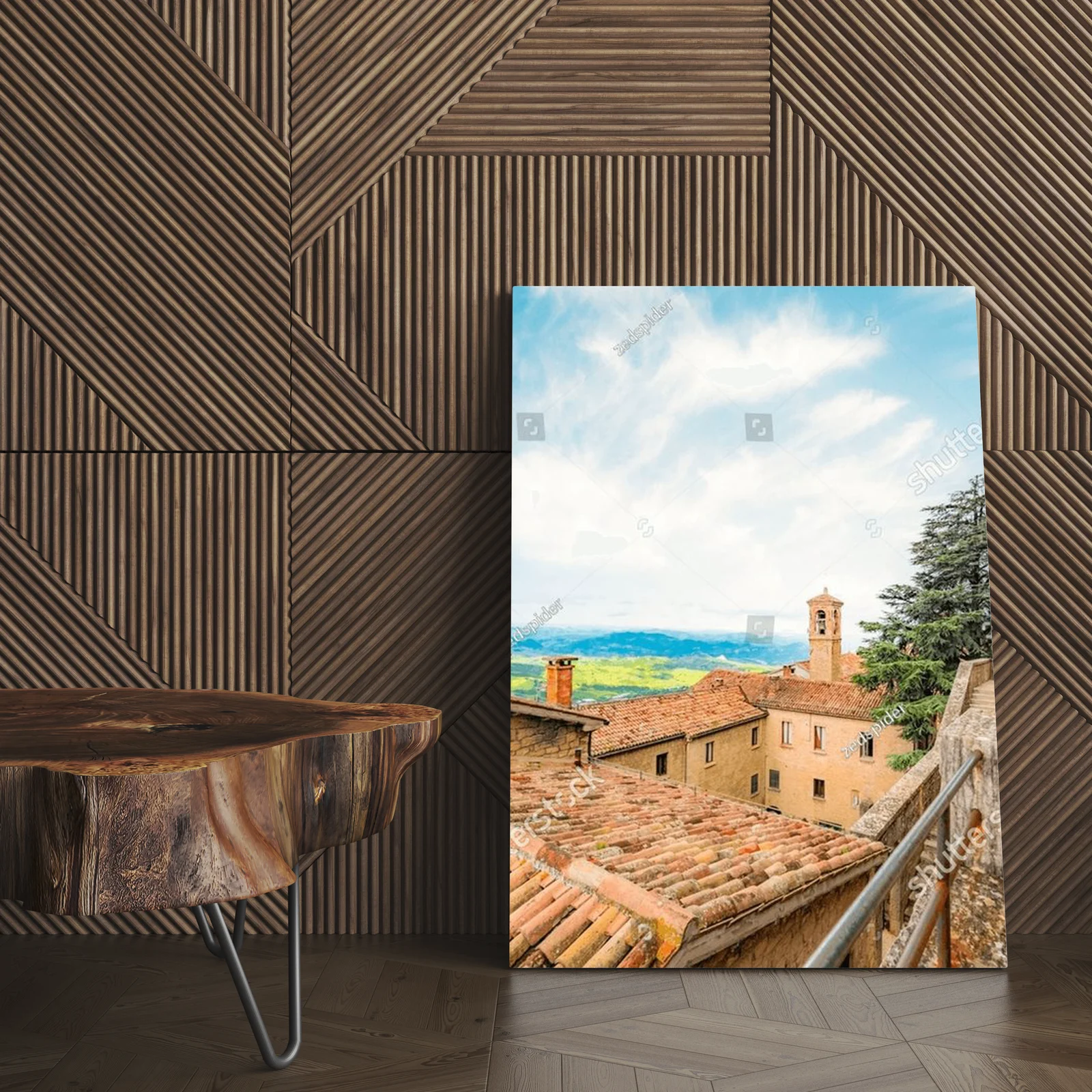 Zachwycająca panorama San Marino w letnich barwach