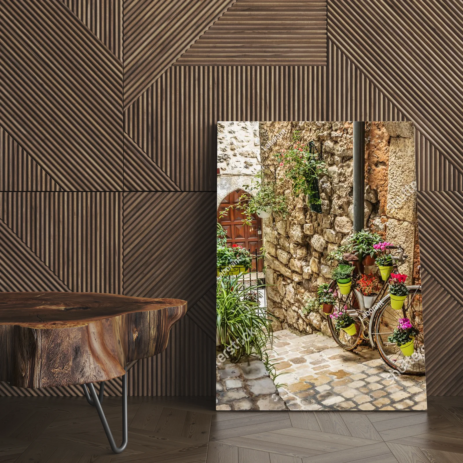 Urokliwa ulica starówki Tourrettes-sur-Loup