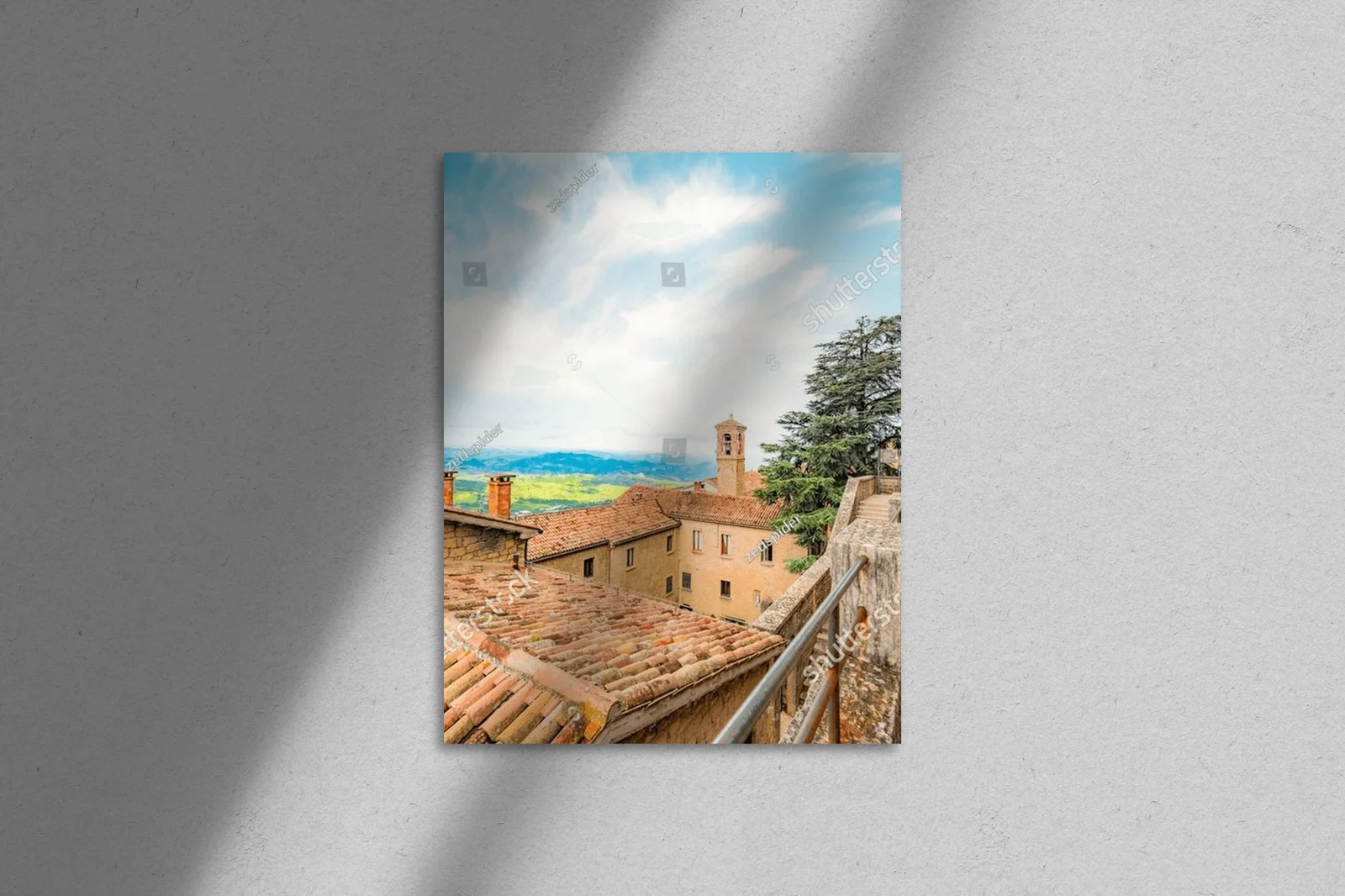 Zachwycająca panorama San Marino w letnich barwach