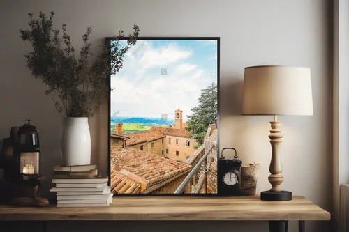 Zachwycająca panorama San Marino w letnich barwach