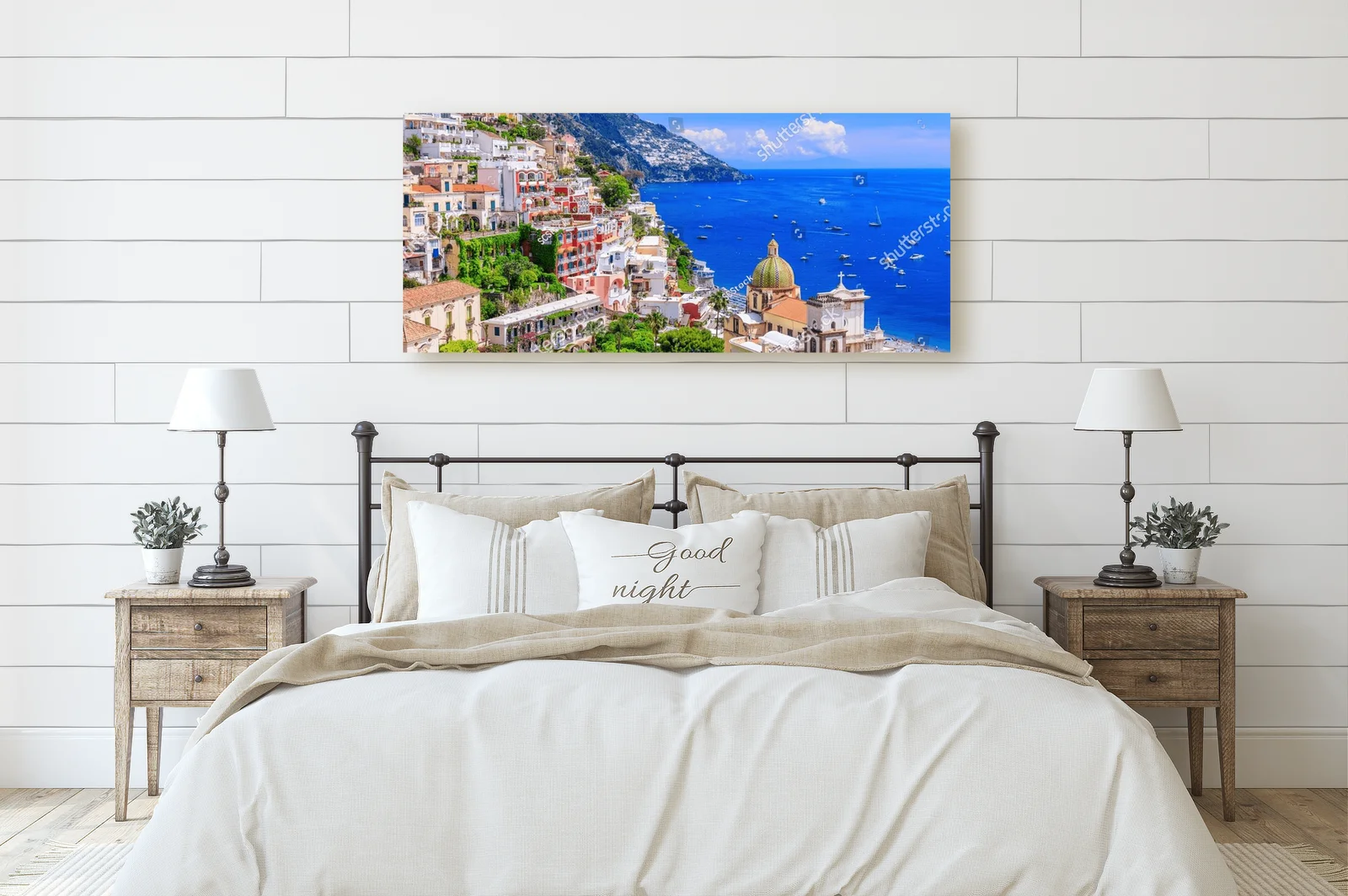 Urokliwy widok na Positano z Amalfi