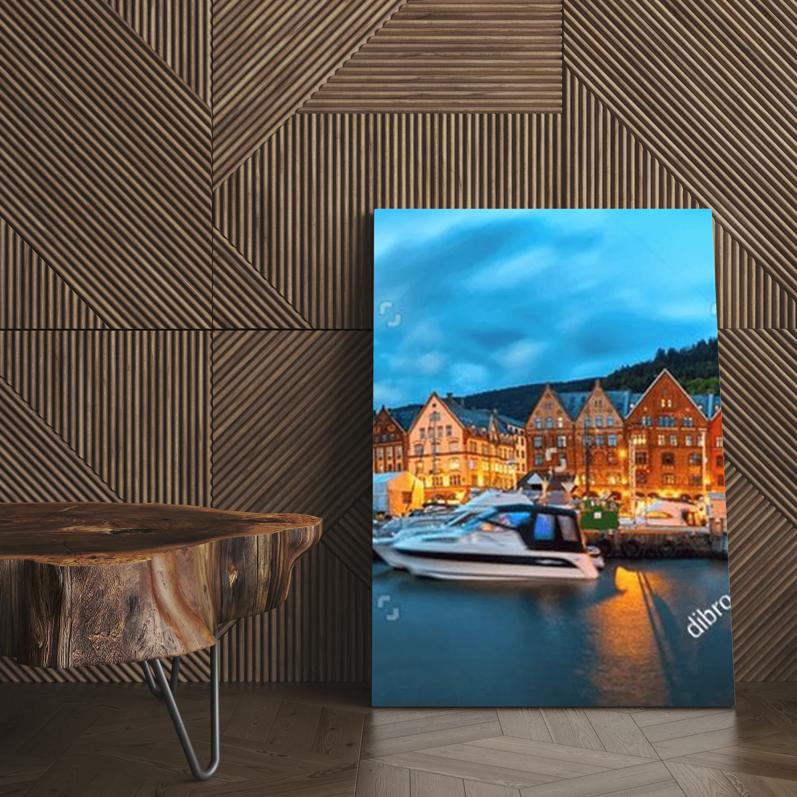 Twilight na nadbrzeżu Bergen - magia Bryggen