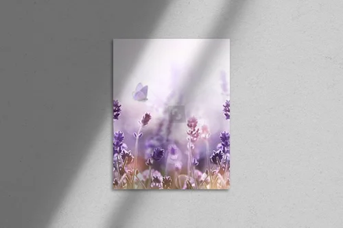 Kwiatowe uniesienie w purpurowych odcieniach