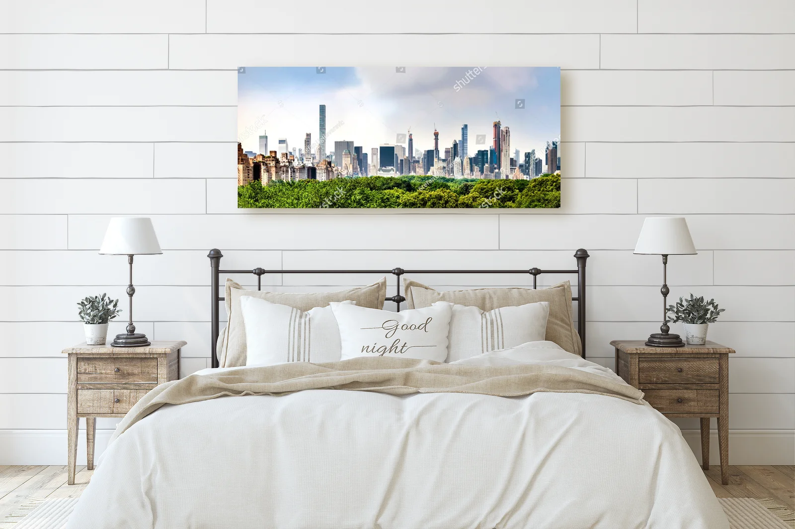 Olśniewający widok na Manhattan w letniej aurze