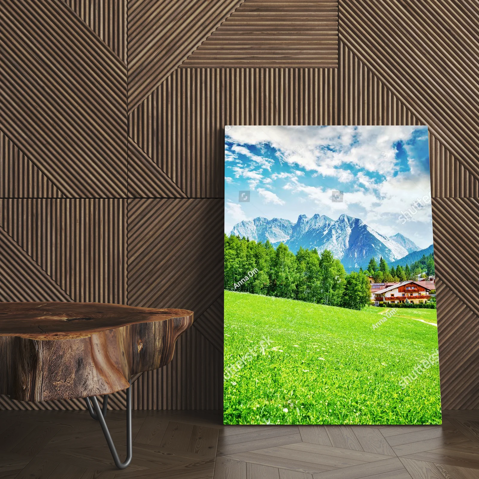 Urokliwy widok na alpejską wioskę Seefeld