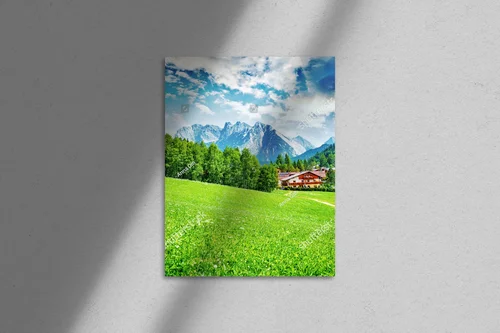 Urokliwy widok na alpejską wioskę Seefeld