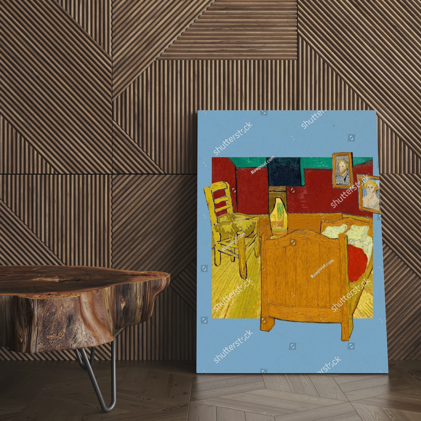 Urokliwe wnętrze sypialni Vincenta Van Gogha