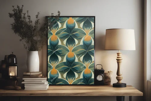 Elegancka aranżacja w stylu Art Deco