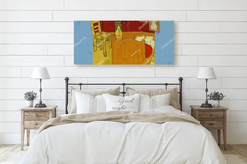 Urokliwe wnętrze sypialni Vincenta Van Gogha