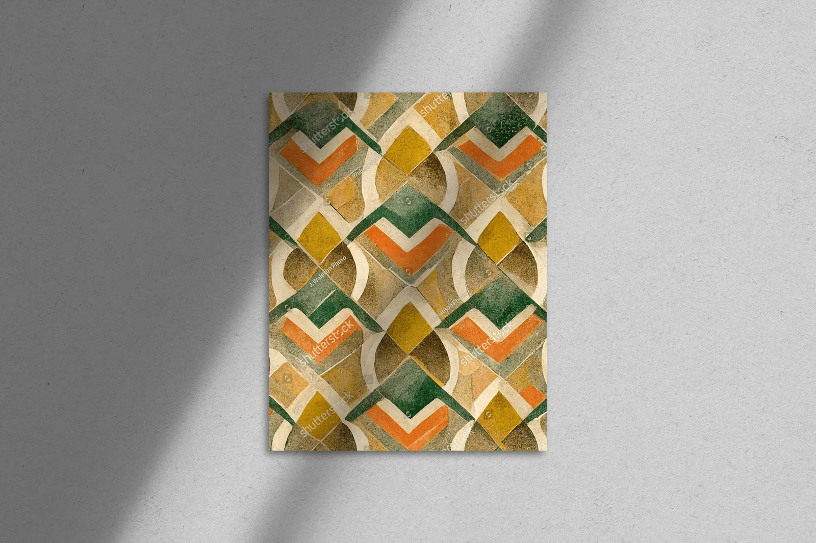 Elegancka kompozycja art deco w odcieniach ziemi
