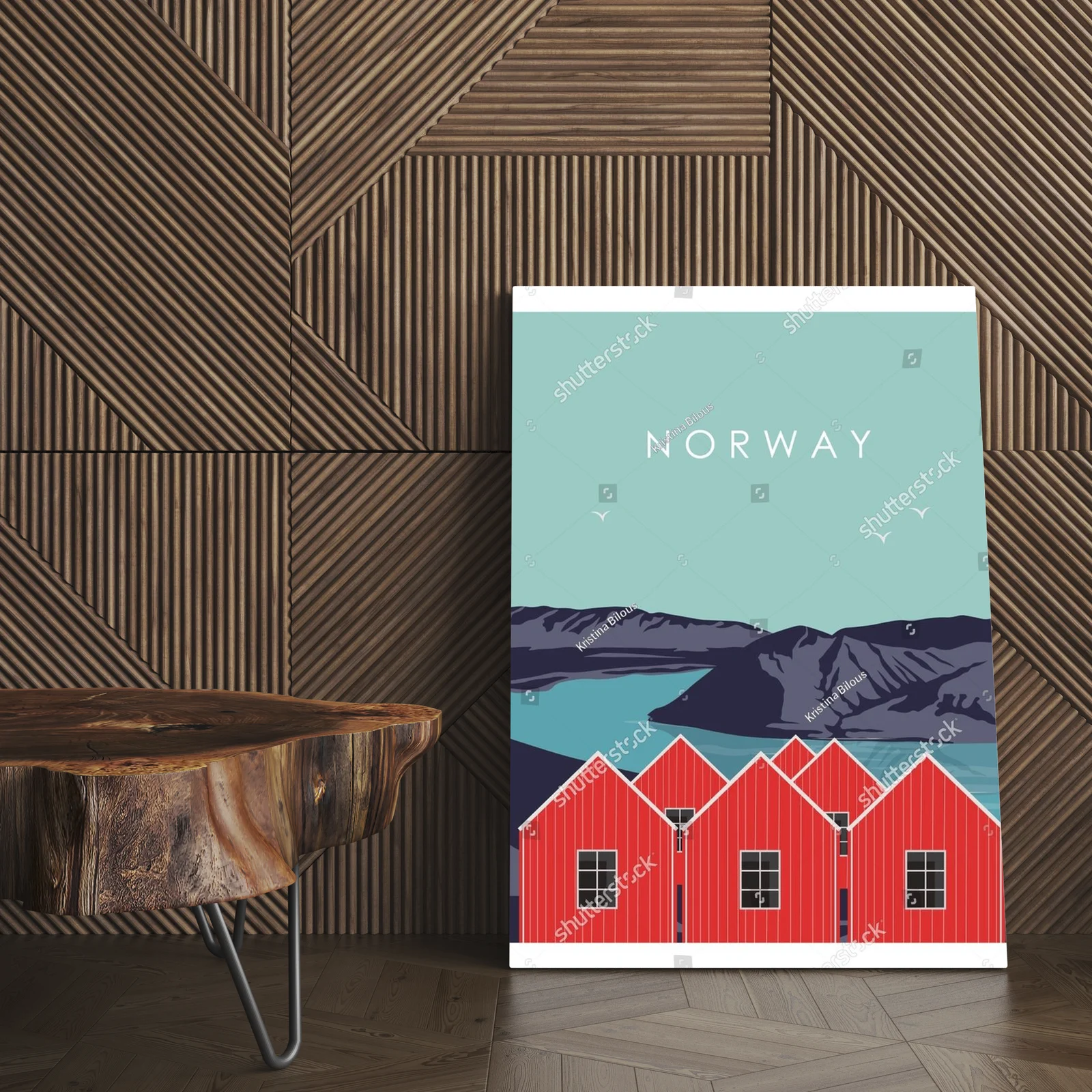 Norweskie fjordy w harmonijnych odcieniach