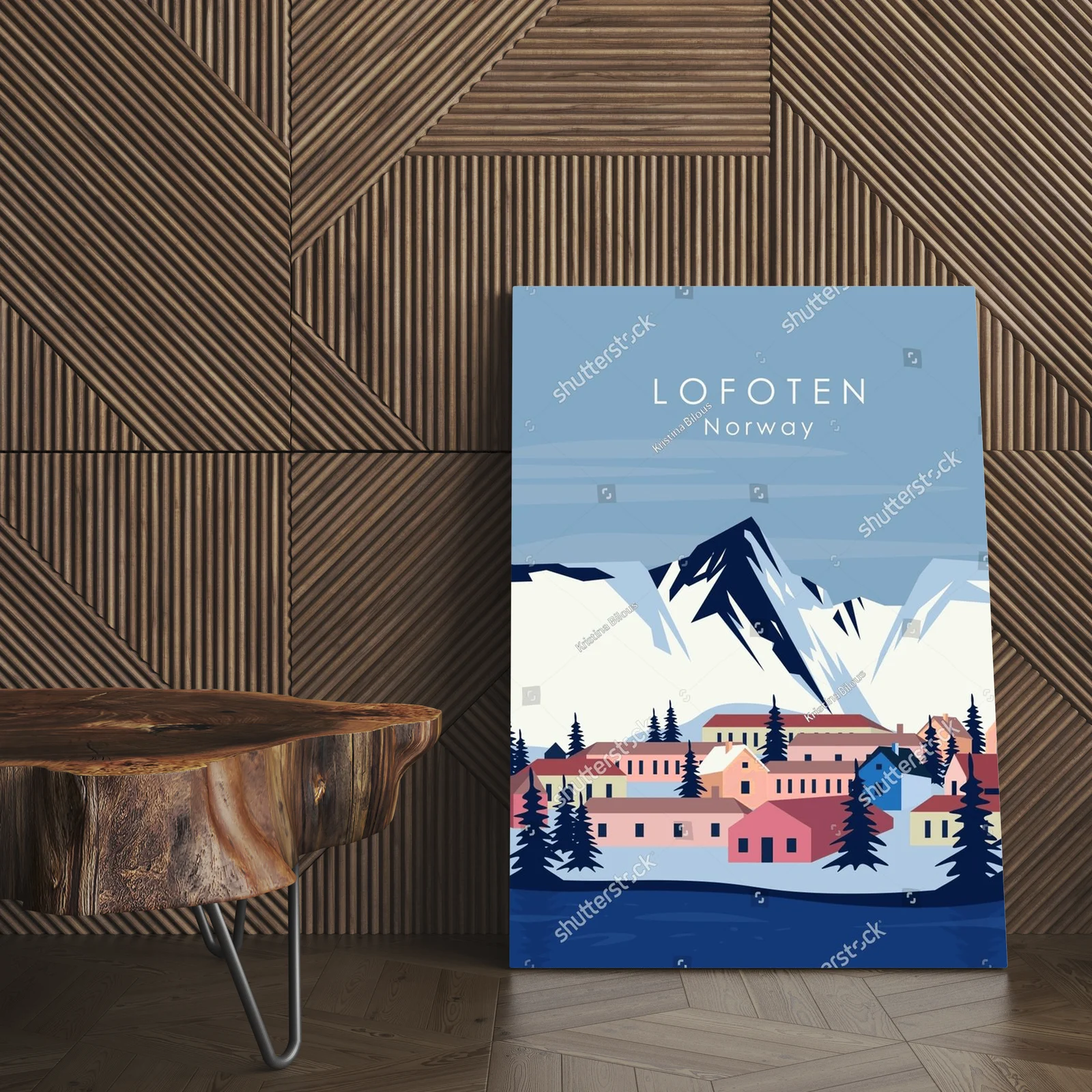 Malownicze fiordy Norwegii w delikatnych niebieskościach