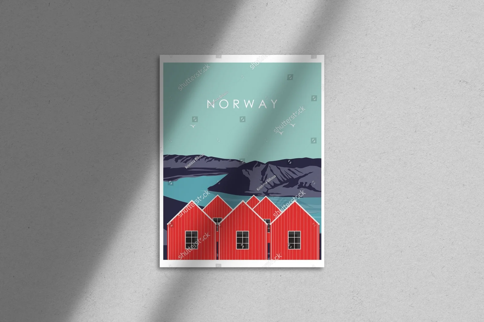 Norweskie fjordy w harmonijnych odcieniach