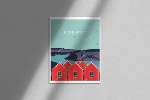 Norweskie fjordy w harmonijnych odcieniach
