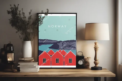 Norweskie fjordy w harmonijnych odcieniach