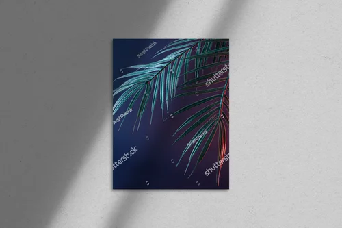 Neonowe palmy w vintage'owej atmosferze