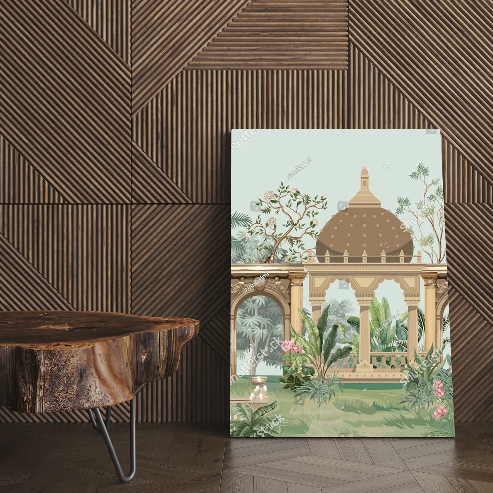 Kalejdoskop mughalskich ogrodów w pastelowych tonach
