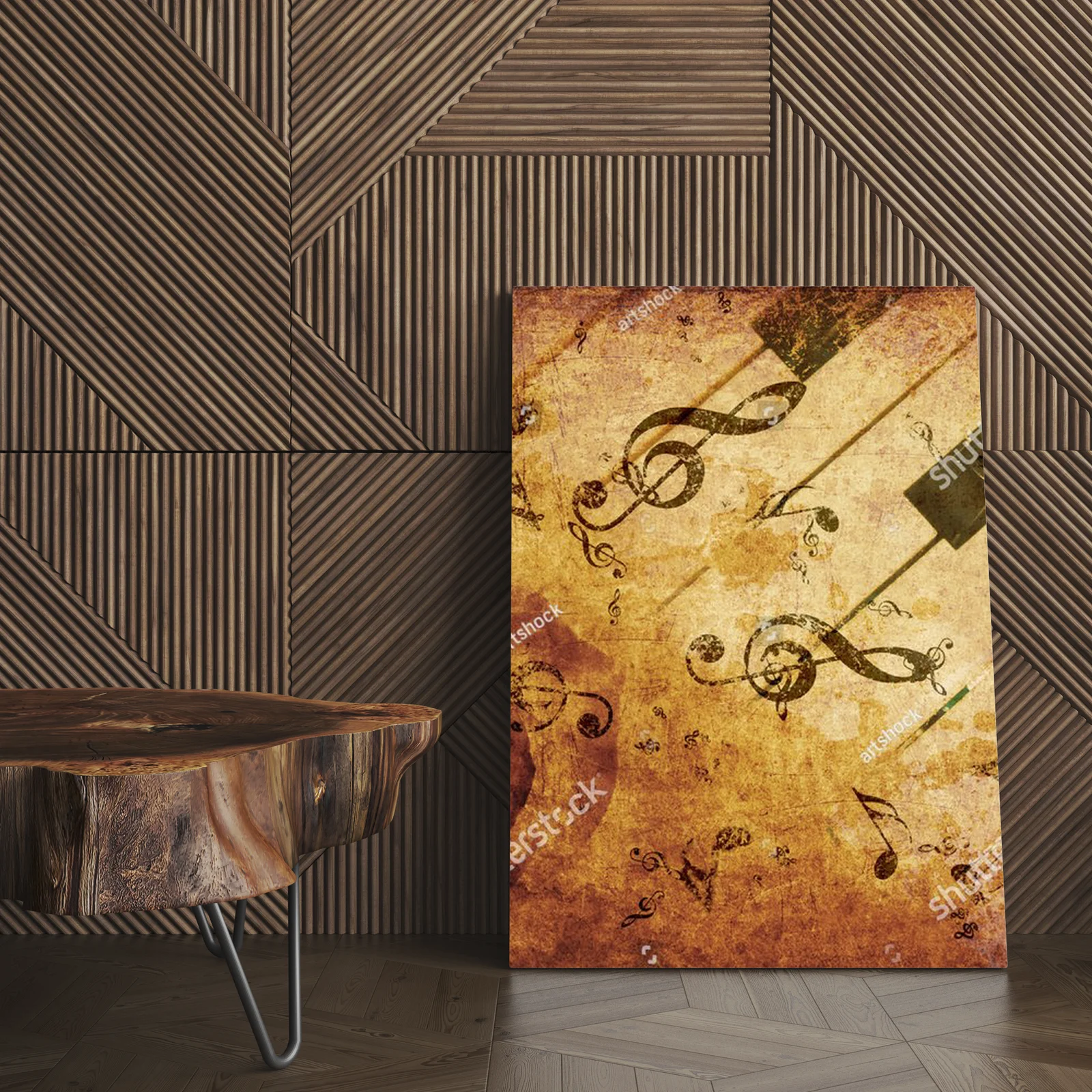 Grunge'owa róża i piano w vintage’owej harmonii