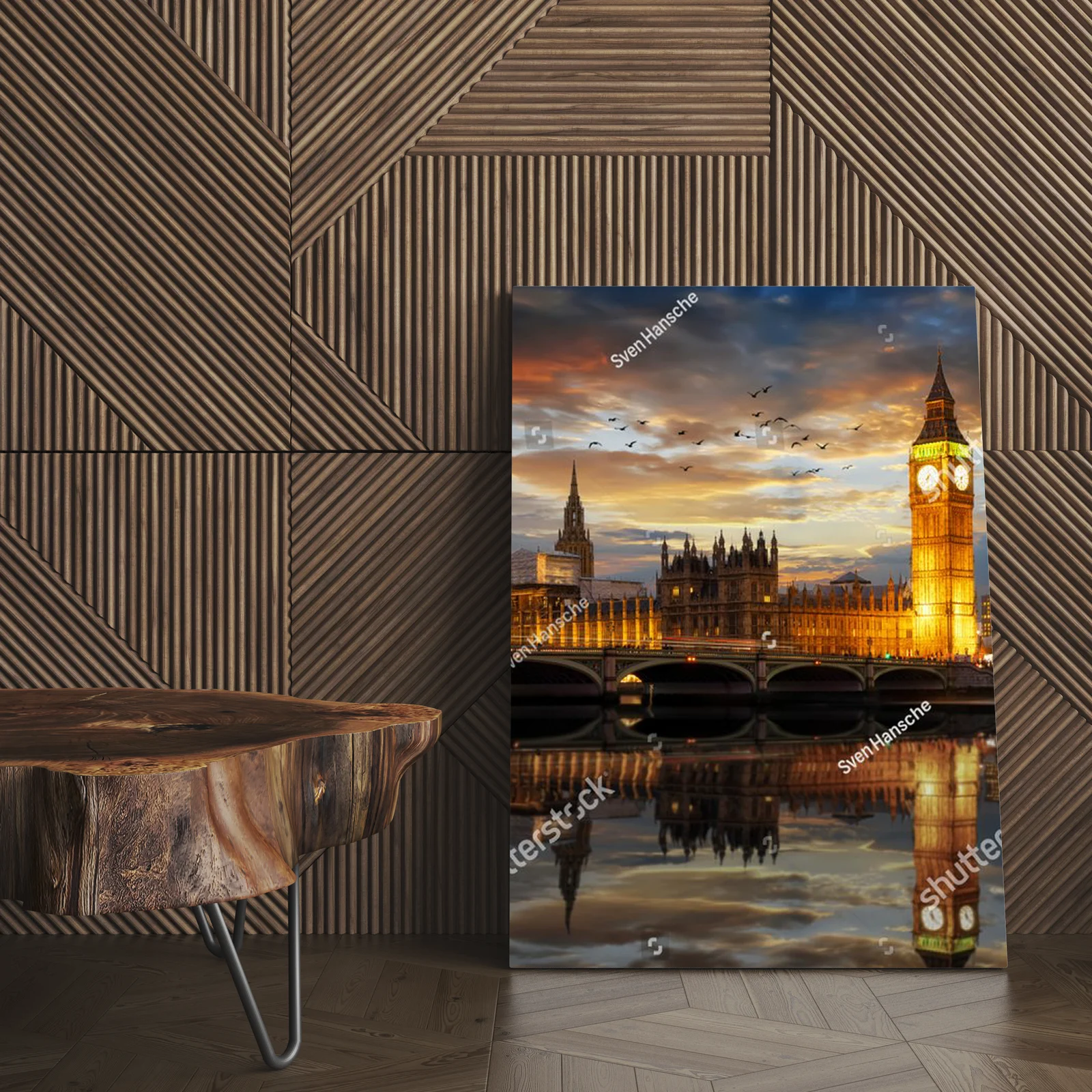 Zachód słońca nad Londynem: Westminster i Big Ben