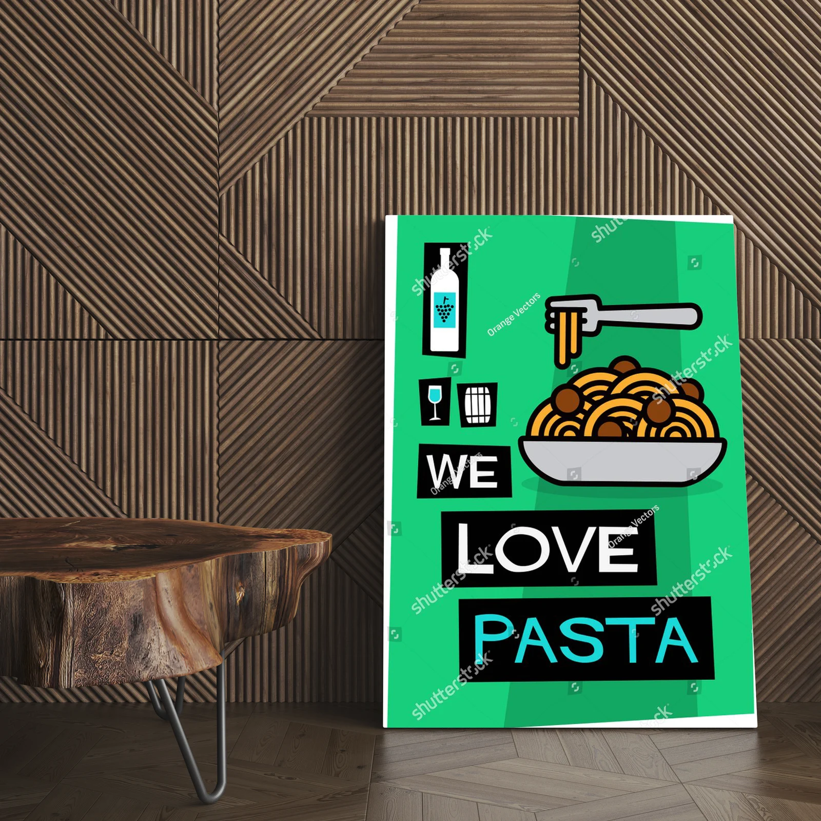 Retro Pasta: Artystyczna kompozycja kulinarnej pasji