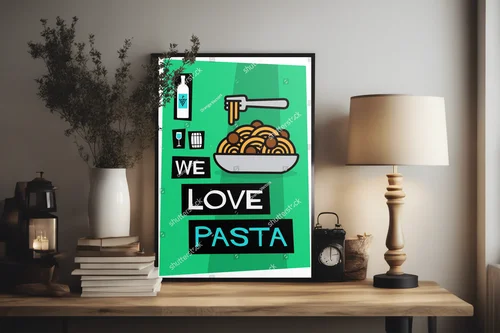 Retro Pasta: Artystyczna kompozycja kulinarnej pasji