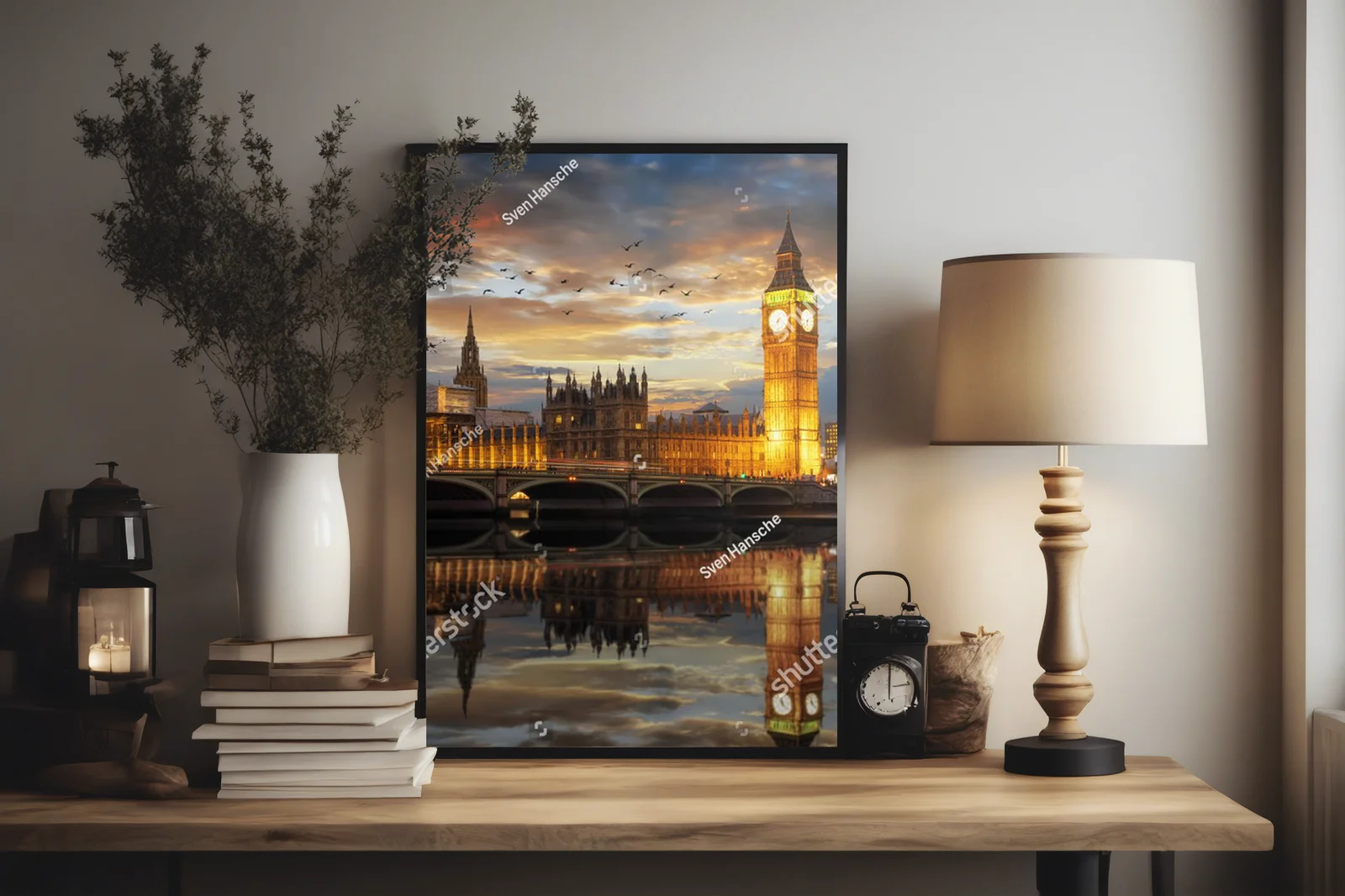 Zachód słońca nad Londynem: Westminster i Big Ben