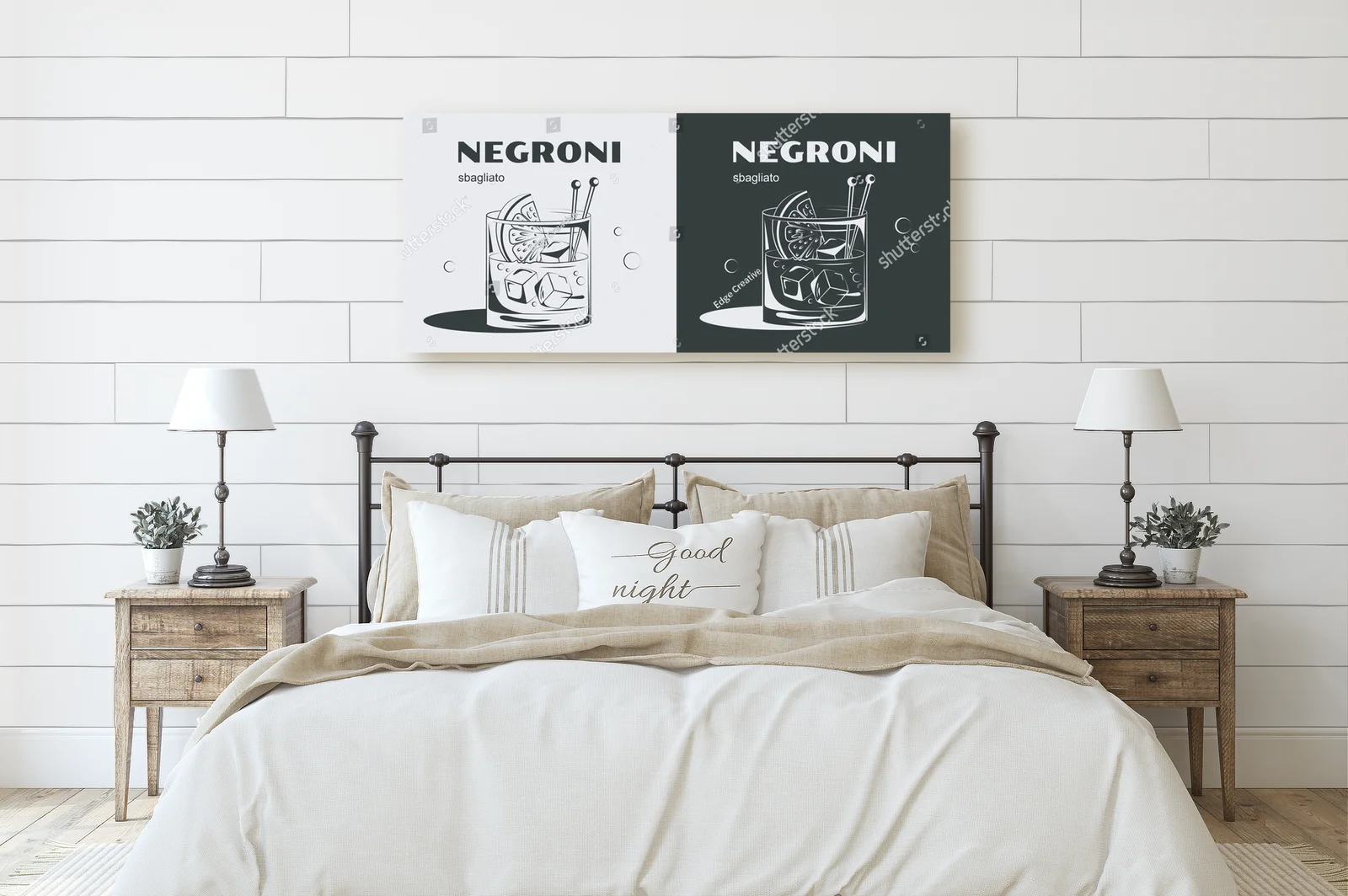 Orzeźwiający negroni w tropikalnej scenerii