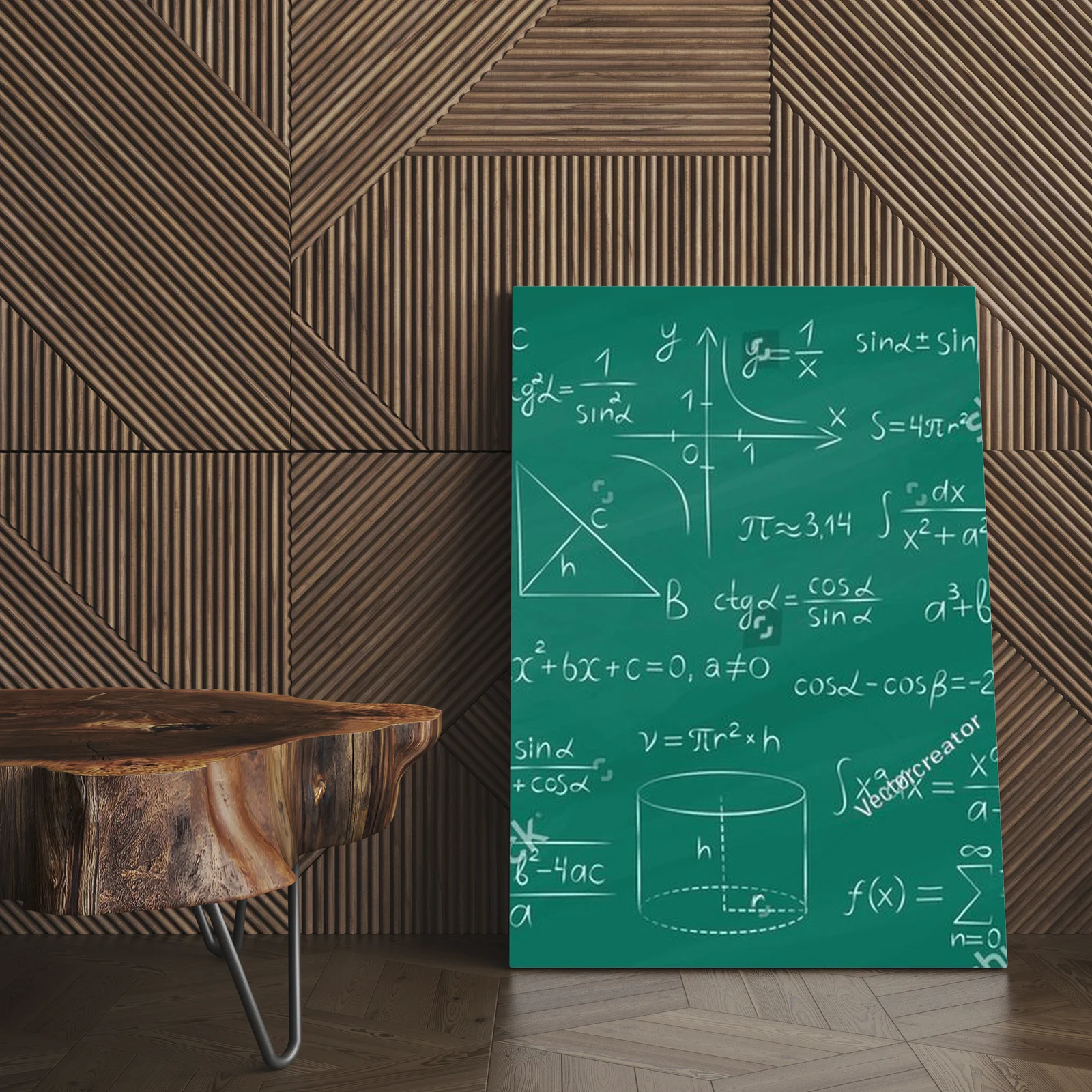 Inspirująca kompozycja matematycznych motywów