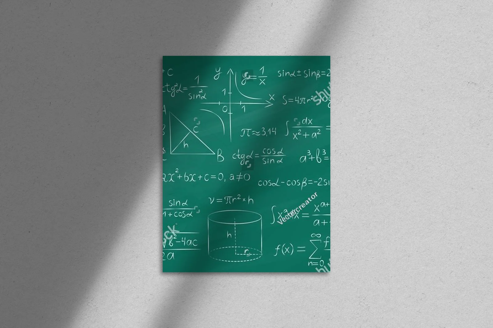 Inspirująca kompozycja matematycznych motywów