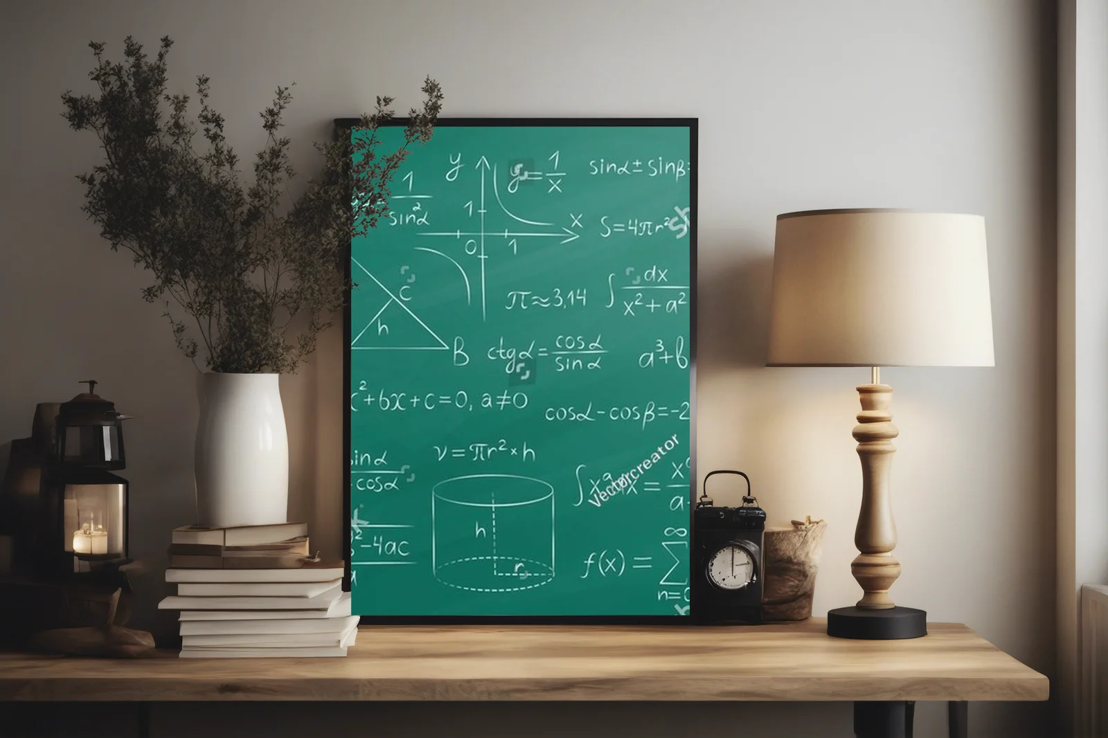 Inspirująca kompozycja matematycznych motywów