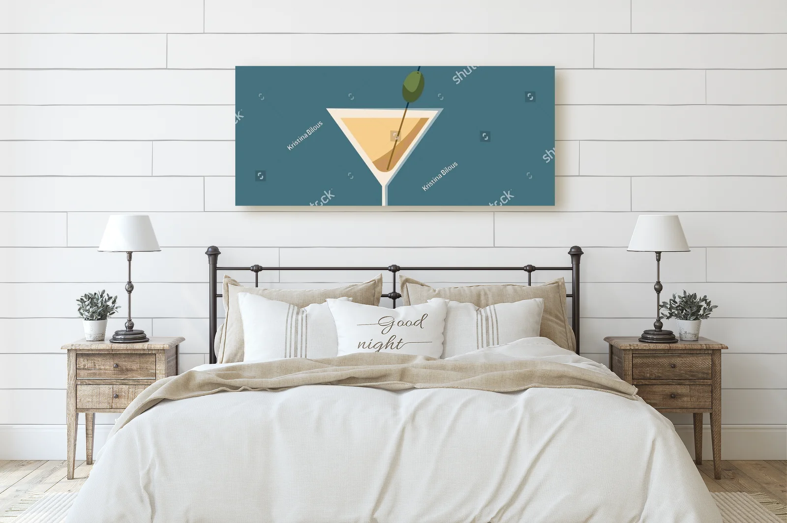 Vintage martini w hipnotyzujących odcieniach