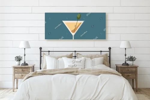 Vintage martini w hipnotyzujących odcieniach