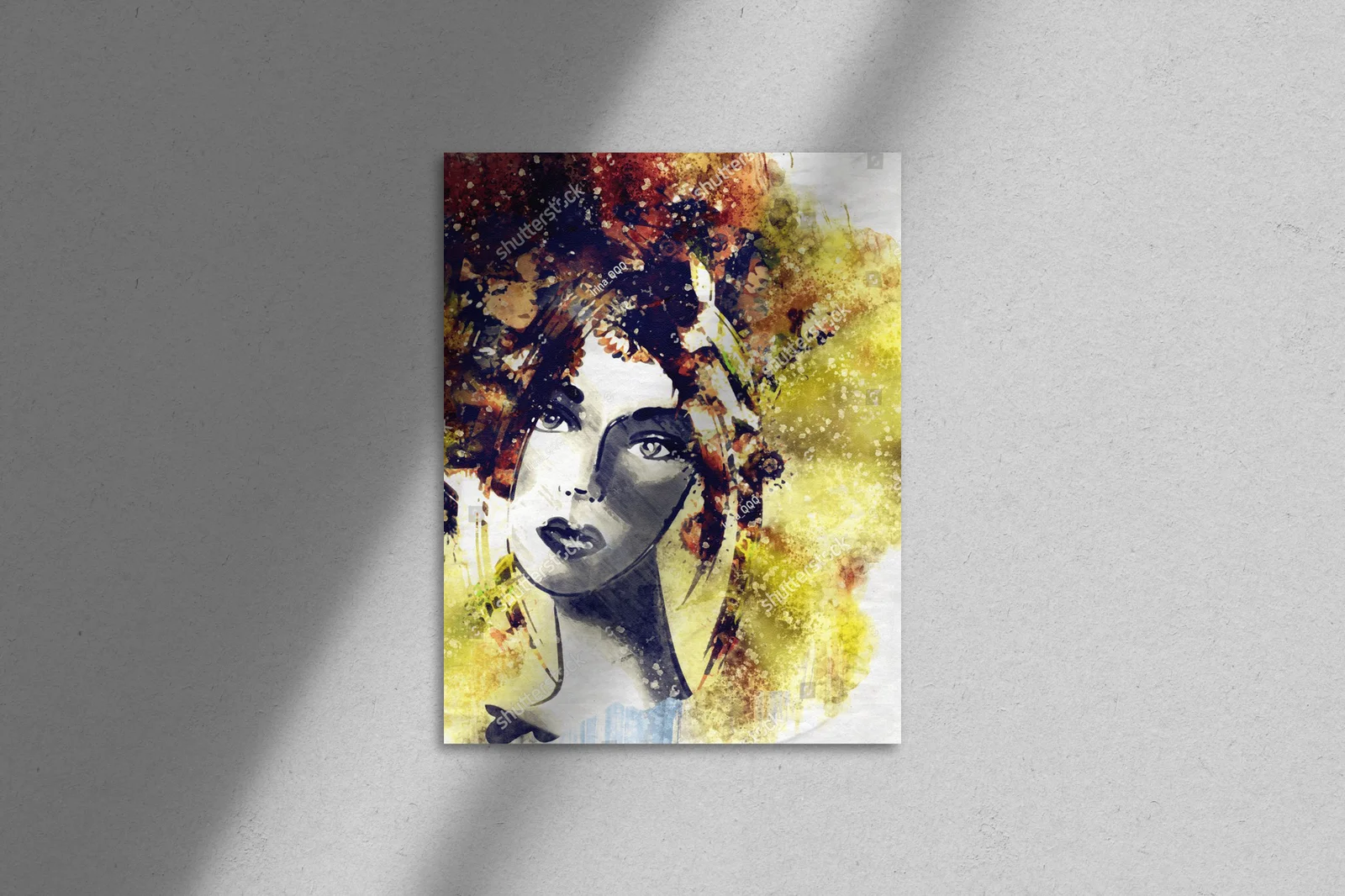 Romantyczna ilustracja kobiety w stylu vintage