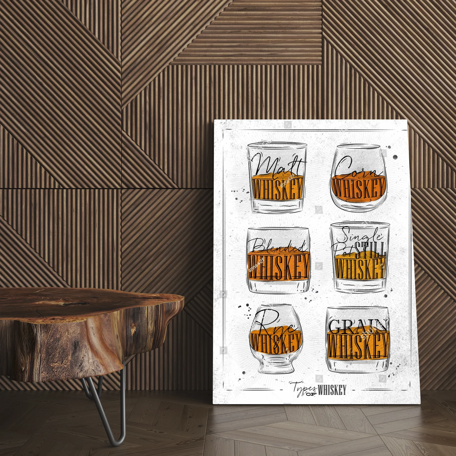 Kaligrafia w świecie whiskey: vintage w eleganckim stylu