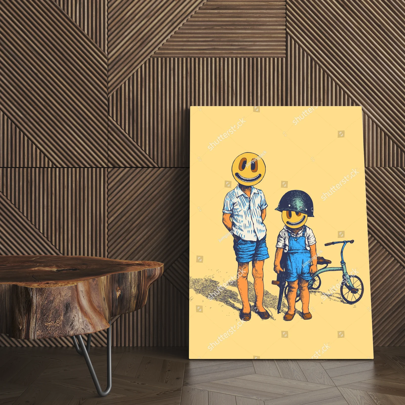 Zadziorne motywy małych bikerów w pastelowych barwach