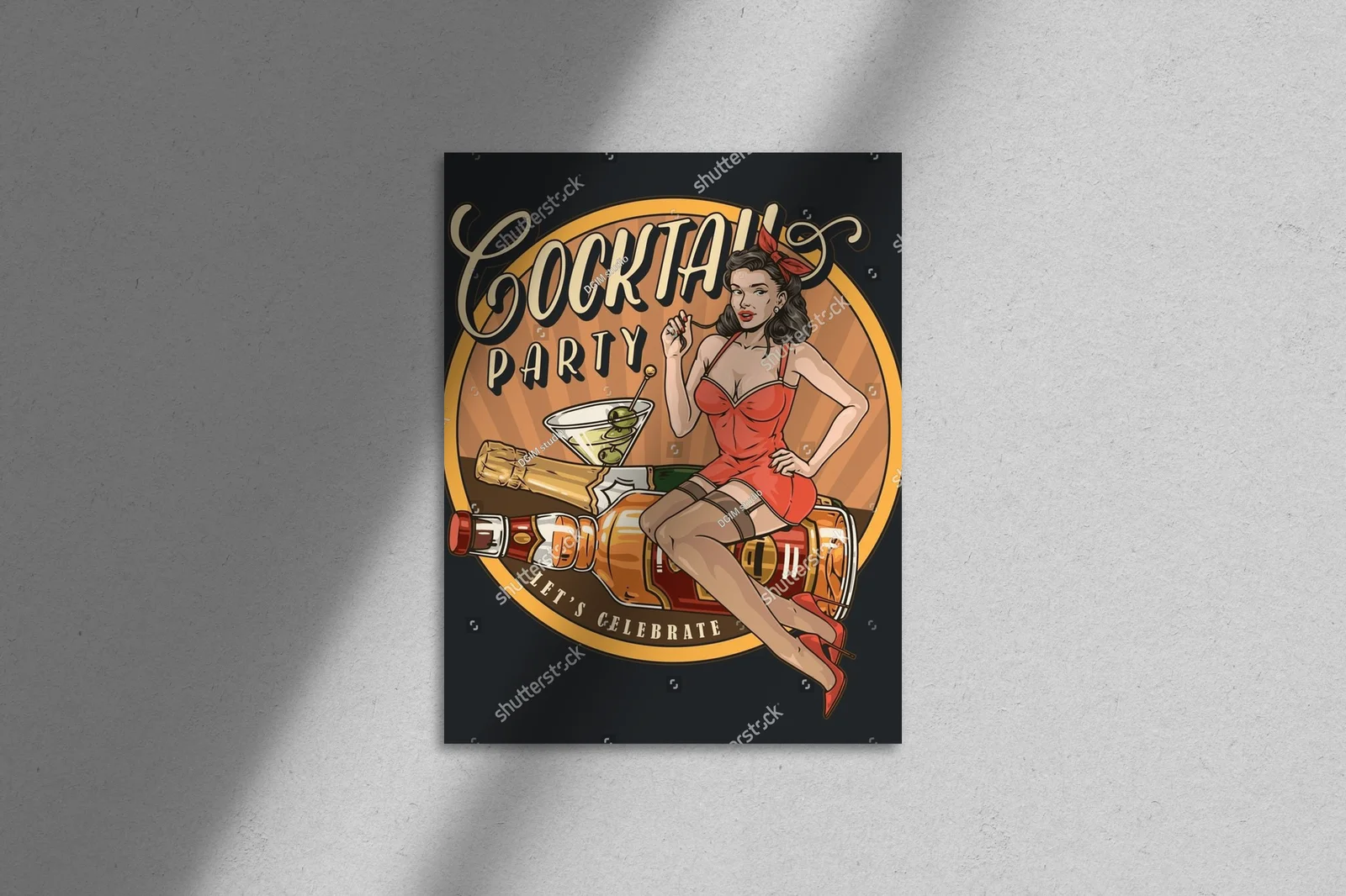 Kolorowy vintage w klimacie cocktail party