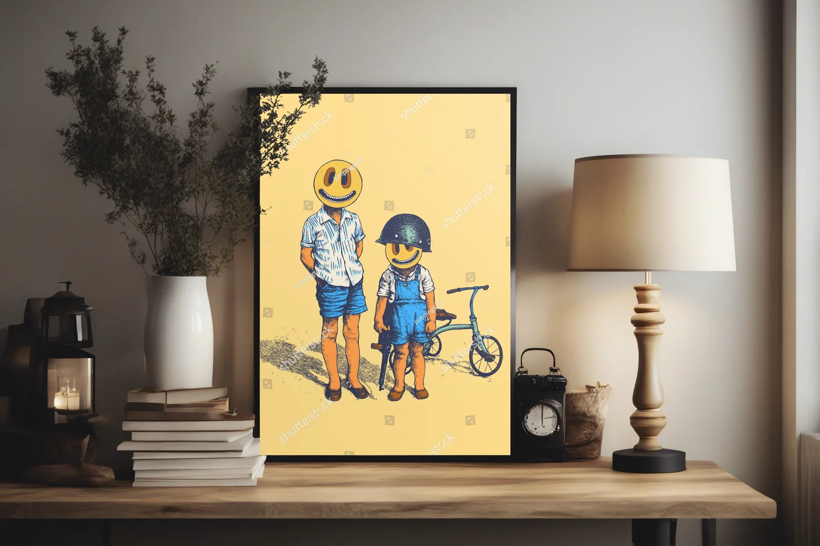 Zadziorne motywy małych bikerów w pastelowych barwach