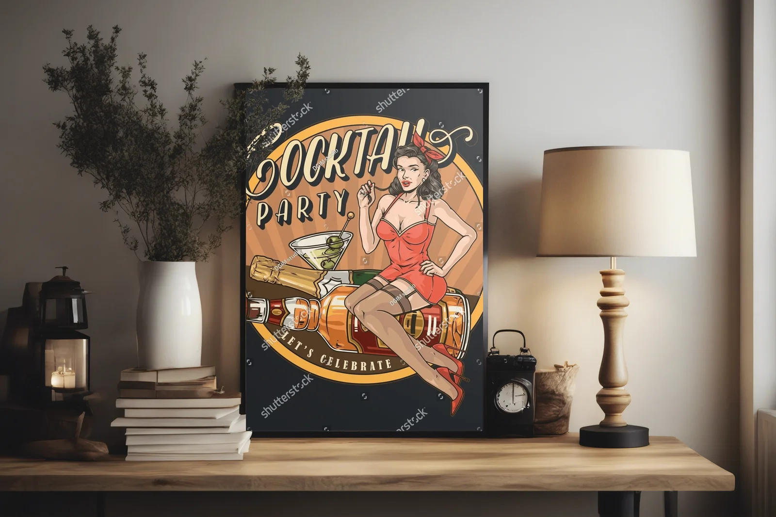 Kolorowy vintage w klimacie cocktail party