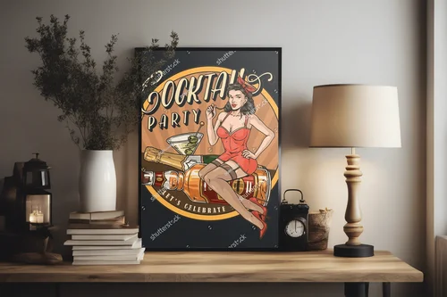 Kolorowy vintage w klimacie cocktail party