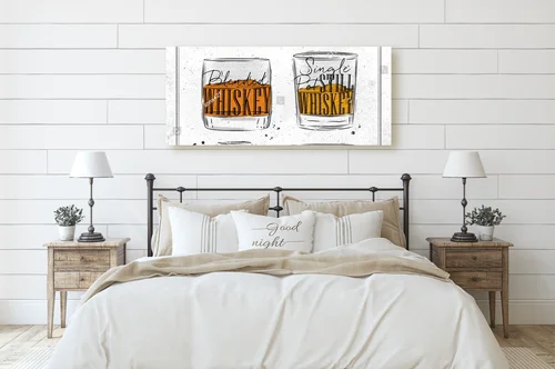 Kaligrafia w świecie whiskey: vintage w eleganckim stylu